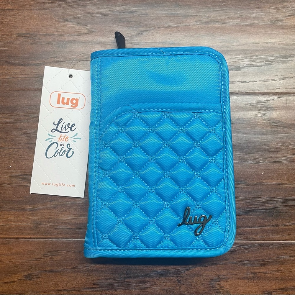 NWT Lug Pilot Sky Blue | Travel Passport Wallet | RFID Protected